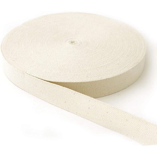 日本紐釦貿易 綿厚綾テープ(綿100%) 幅30mm×50m巻