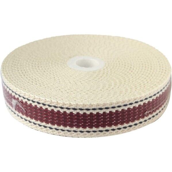 日本紐釦貿易 プレッピーテープ ライン入り&ステッチ 幅15mm 5m巻