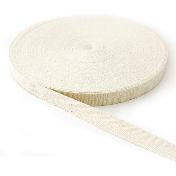 日本紐釦貿易 綿厚綾テープ(綿50・レーヨン50%) 幅20mm×50m巻
