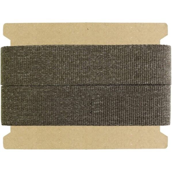 日本紐釦貿易 リネン混マーブル織テープ 38mm×5m