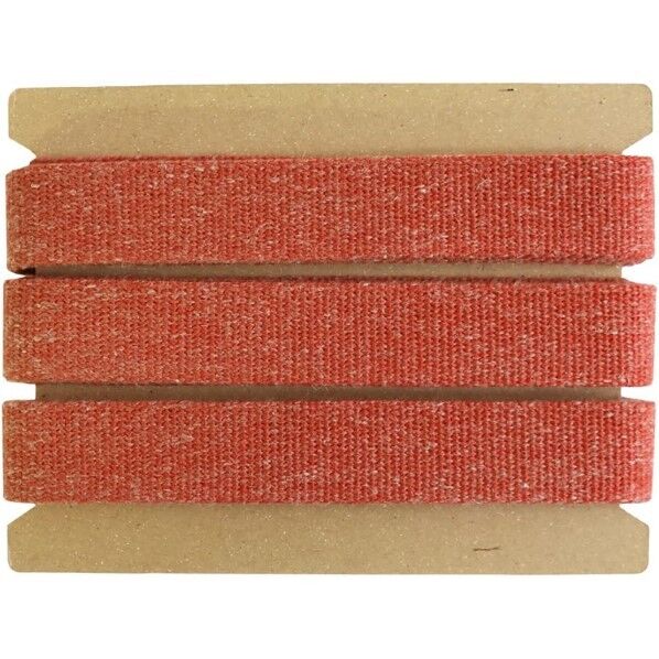 日本紐釦貿易 リネン混マーブル織テープ 25mm×5m