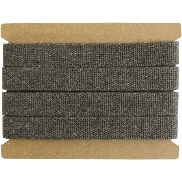 日本紐釦貿易 リネン混マーブル織テープ 20mm×5m