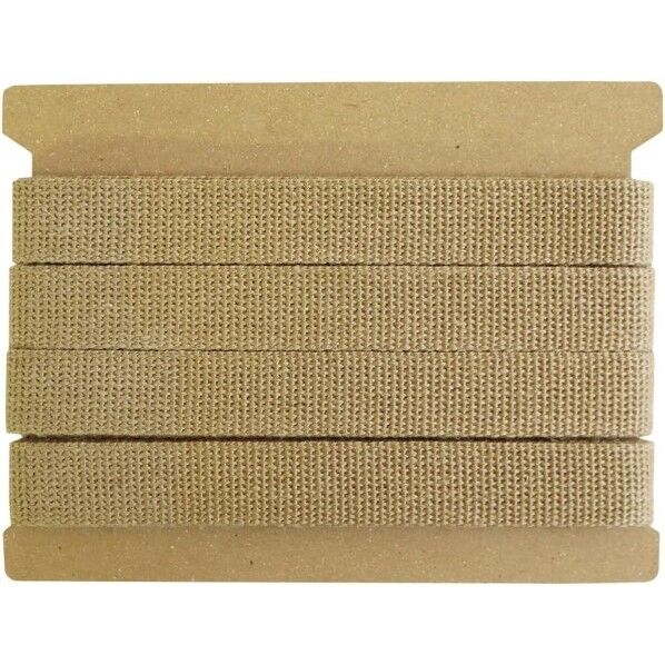 日本紐釦貿易 リネン混マーブル織テープ 20mm×5m