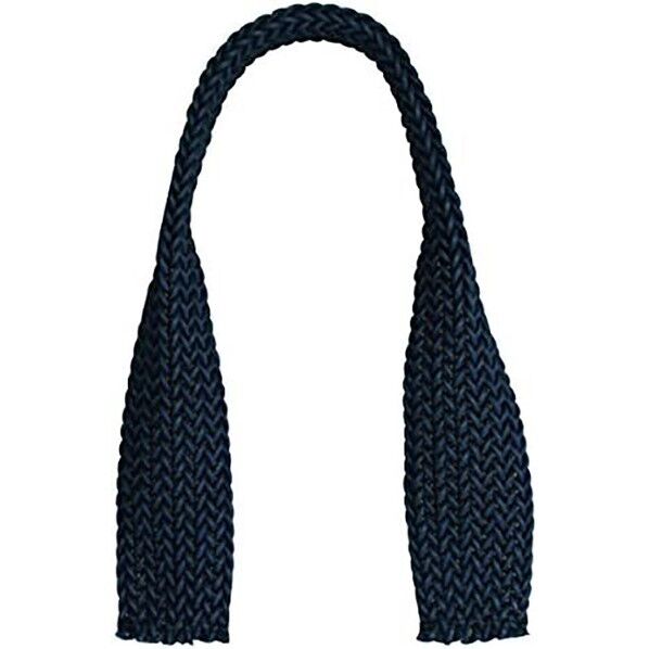 日本紐釦貿易 ワックスコード平テープハンドル 紺