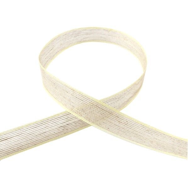 小西リボン リネンラインリボン 12mm巾×20m巻