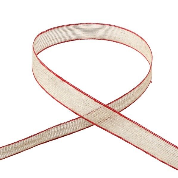 小西リボン リネンラインリボン 12mm巾×20m巻