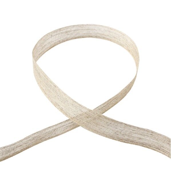 小西リボン リネンラインリボン 12mm巾×20m巻