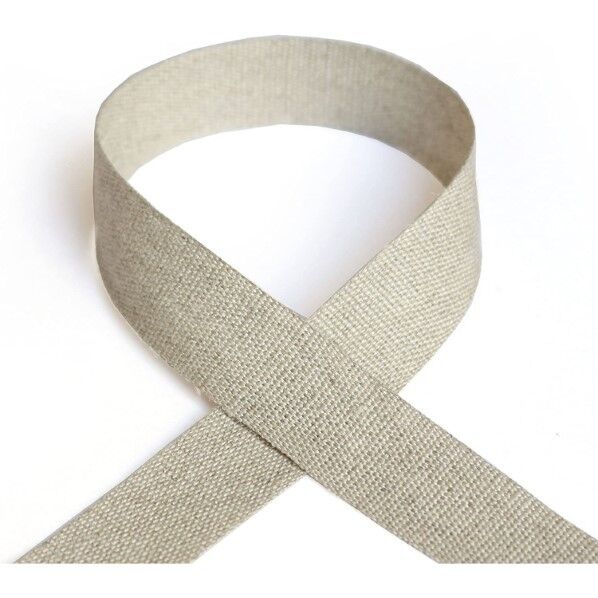 Blanc de コア リボン リネンテープ (麻) No.3720-00 18mm×10m
