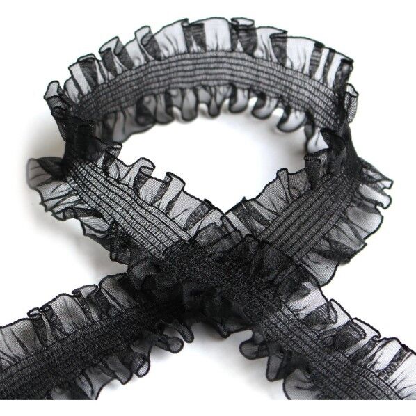 Blanc de コア リボン Nゴム入オーガンジー No.9750-25 36mm×5m