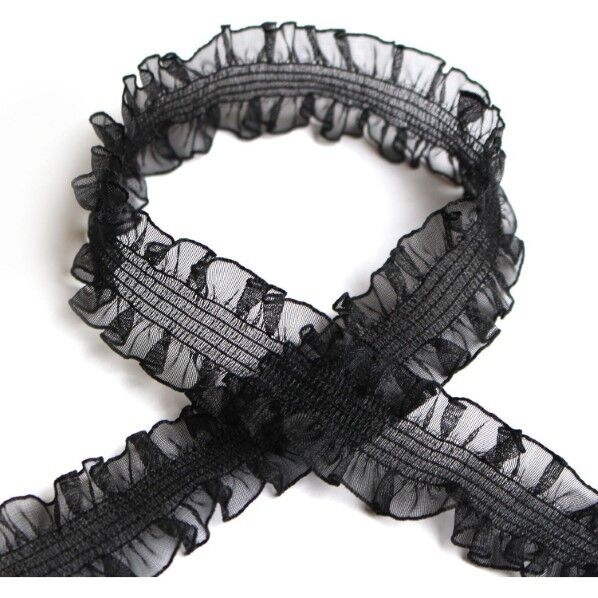 Blanc de コア リボン Nゴム入オーガンジー No.9750-25 24mm×5m