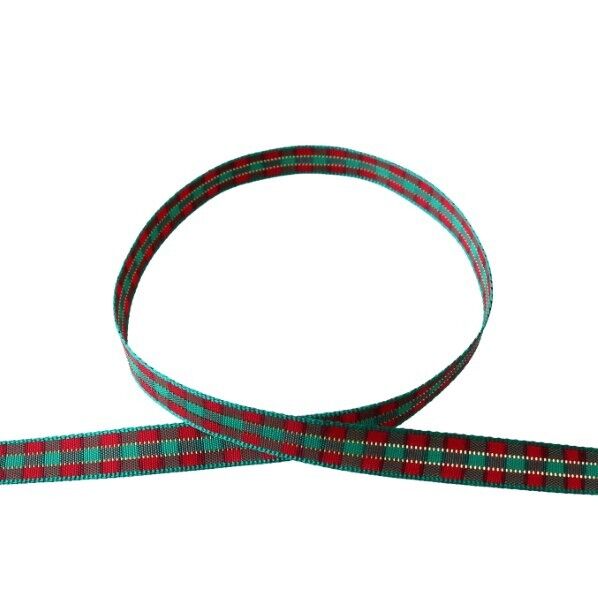 チェックリボン