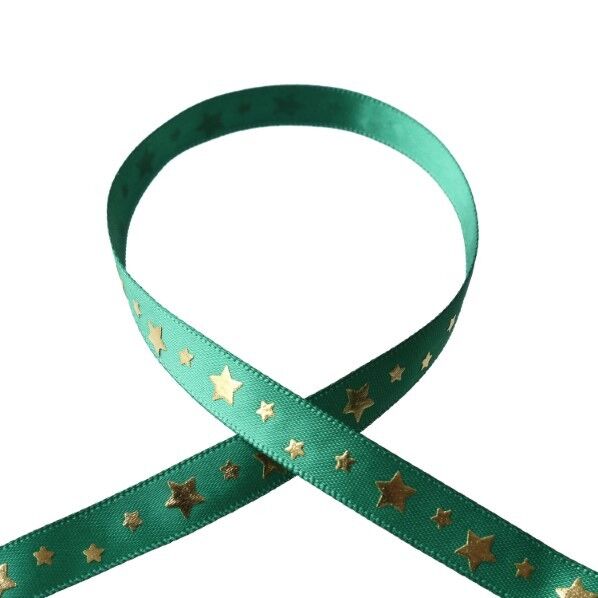 Blanc de コア リボン スタープリントサテン No.3514-91 10mm×10m