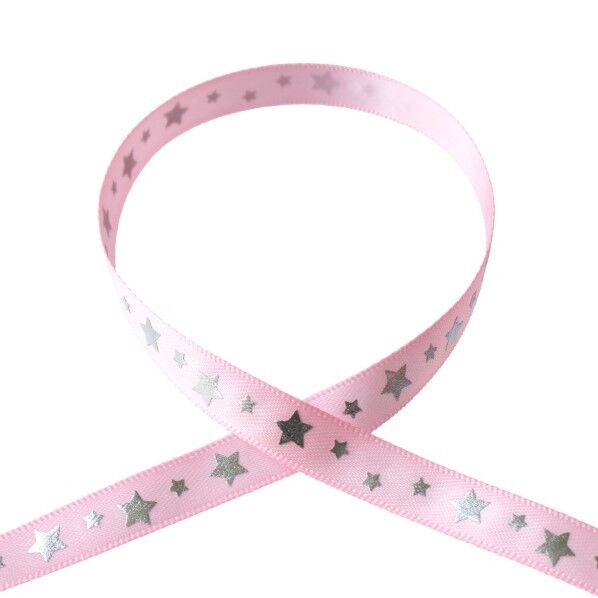 Blanc de コア リボン スタープリントサテン No.3514-51 10mm×10m