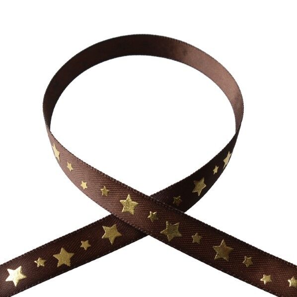 Blanc de コア リボン スタープリントサテン No.3514-45 10mm×10m