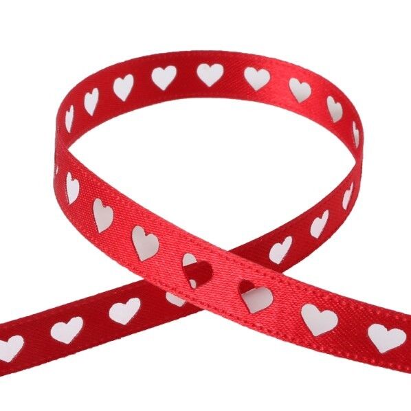 小西リボン カッティングリボン ハート 9mm巾×15m巻