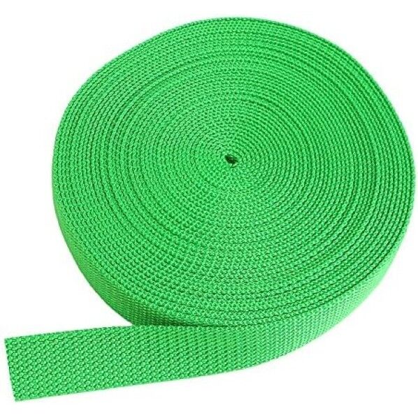 日本紐釦貿易 カラフルポリテープ 30mm幅×10m巻 ライトグリーン