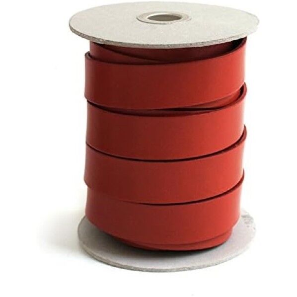 日本紐釦貿易 ヌメ革テープ 25mm巾 長さ10m巻