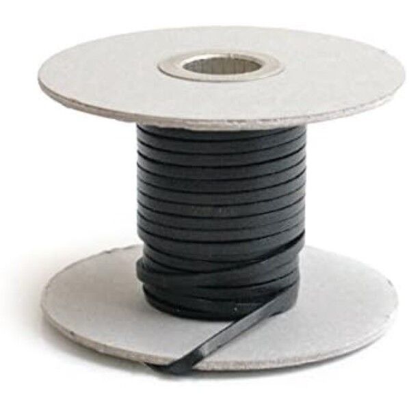 日本紐釦貿易 ヌメ革テープ 3mm巾 長さ10m巻