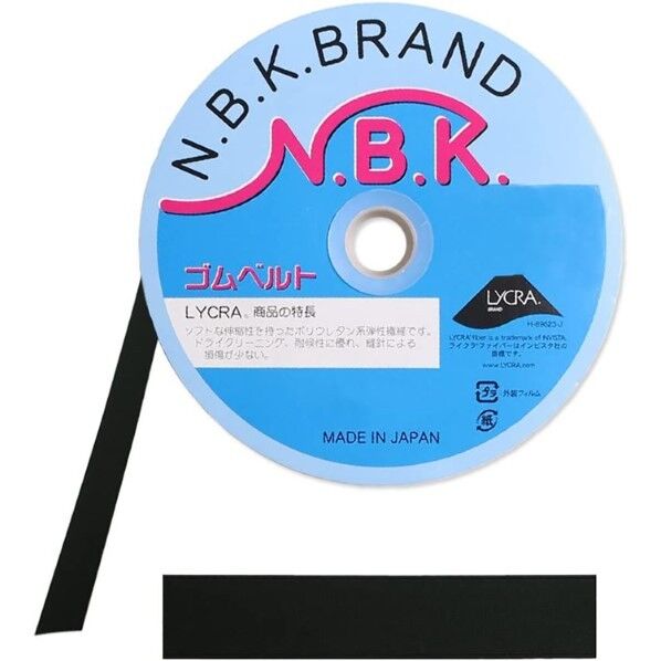 日本紐釦貿易 ニホンチューコー オリゴム 30mm×30m巻 黒