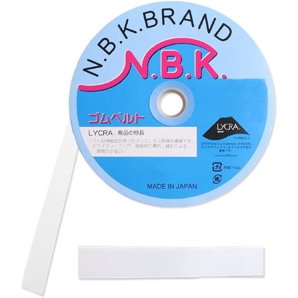 日本紐釦貿易 ニホンチューコー オリゴム 25mm×30m巻 白