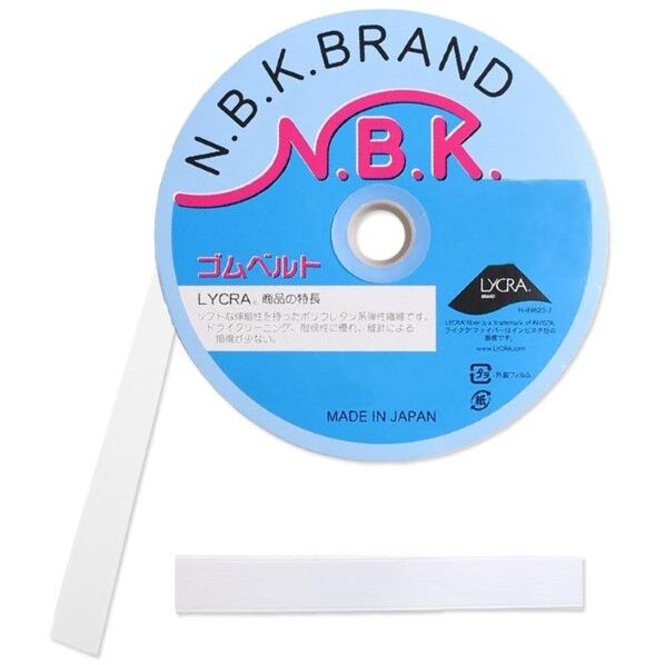 日本紐釦貿易 ニホンチューコー オリゴム 20mm×30m巻 白