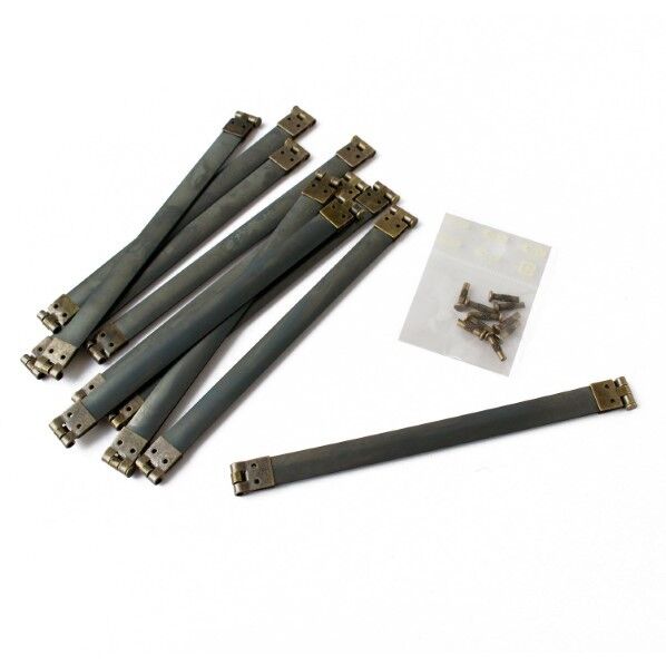 日本紐釦貿易 バネ口金 14cm 10本入 AG