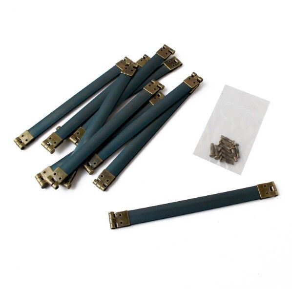 日本紐釦貿易 バネ口金 12cm 10本入 AG