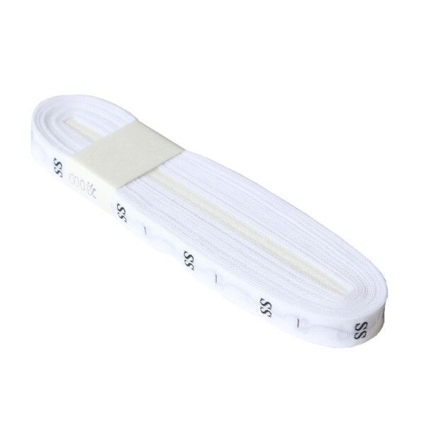 日本紐釦貿易 サイズタグ SS 9mm巾 白 徳用1000枚分