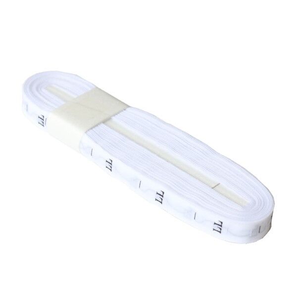 日本紐釦貿易 サイズタグ LL 9mm巾 白 徳用1000枚分