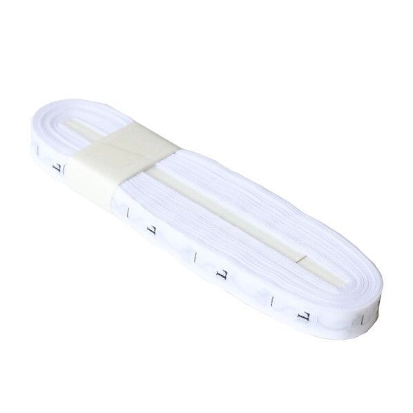 日本紐釦貿易 サイズタグ L 9mm巾 白 徳用1000枚分