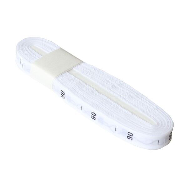 日本紐釦貿易 サイズタグ 90 9mm巾 白 徳用1000枚分