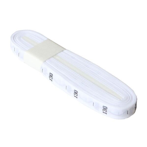 日本紐釦貿易 サイズタグ 130 9mm巾 白 徳用1000枚分