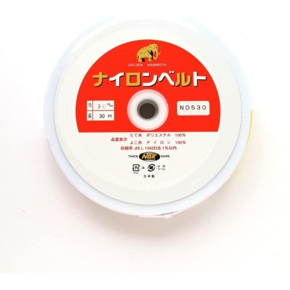 日本紐釦貿易 インサイドベルト 幅30mm×30m巻