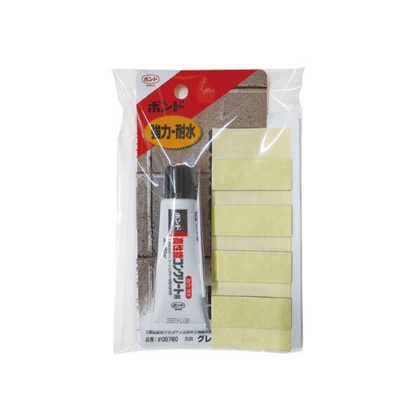 表札用接着剤セット (接着剤+両面テープセットA)