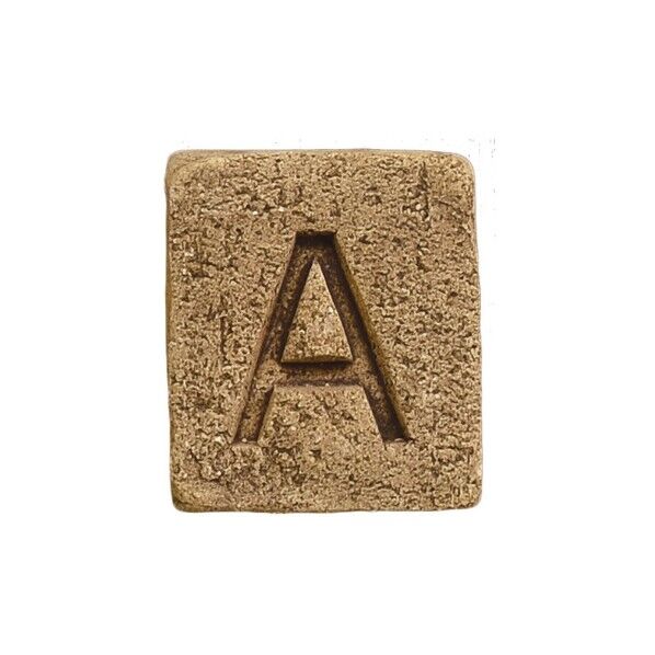 ブリックスネーム 1文字 ユーズドブラウン A