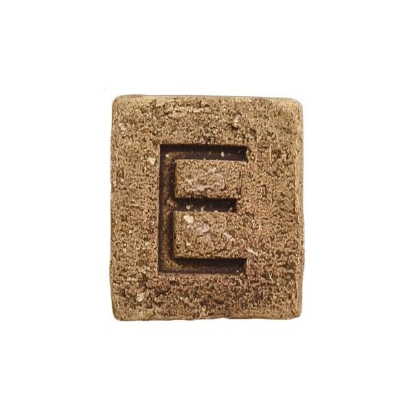 ブリックスネーム 1文字 ユーズドブラウン E