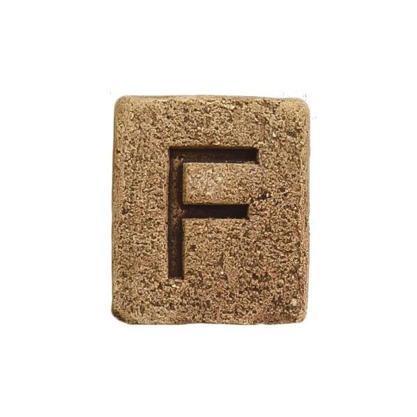 ブリックスネーム 1文字 ユーズドブラウン F