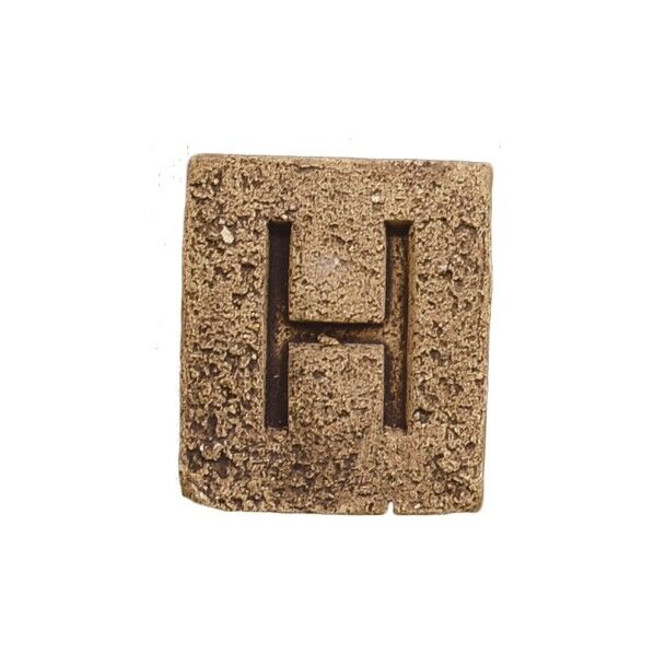 ブリックスネーム 1文字 ユーズドブラウン H