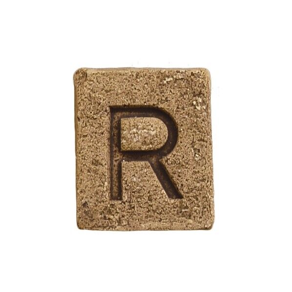 ブリックスネーム 1文字 ユーズドブラウン R