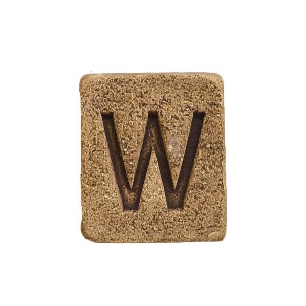 ブリックスネーム 1文字 ユーズドブラウン W