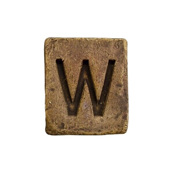 ブリックスネーム 1文字 W