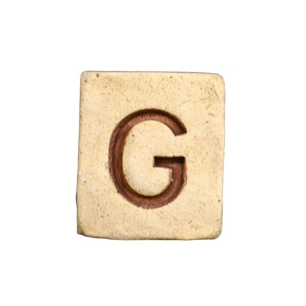 ブリックスネーム 1文字 オールドホワイト G