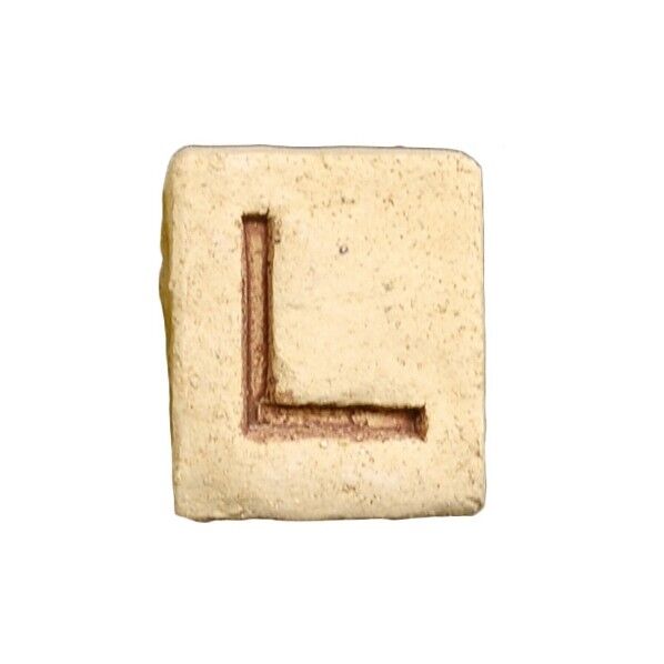 ブリックスネーム 1文字 オールドホワイト