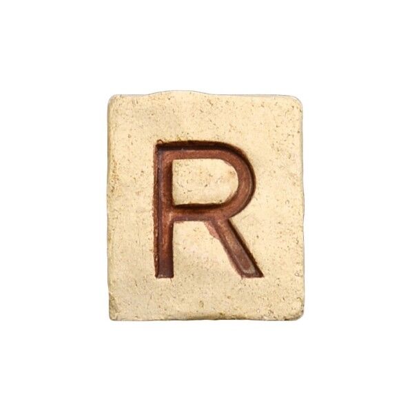 ブリックスネーム 1文字 オールドホワイト R