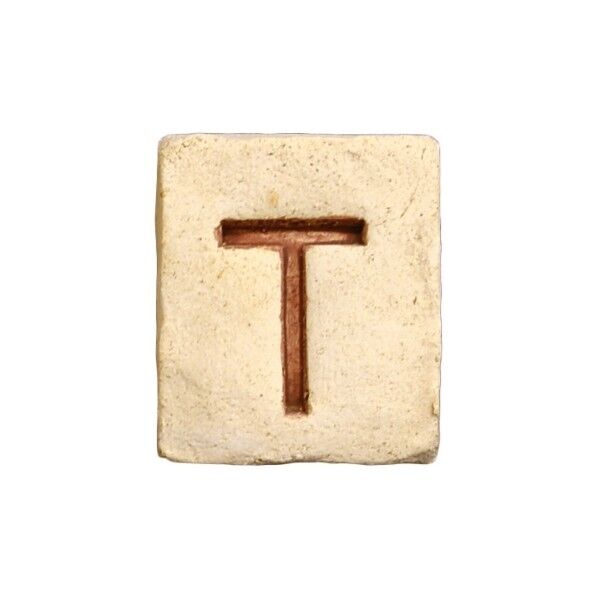 ブリックスネーム 1文字 オールドホワイト T