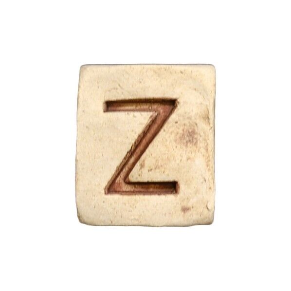 ブリックスネーム 1文字 オールドホワイト Z