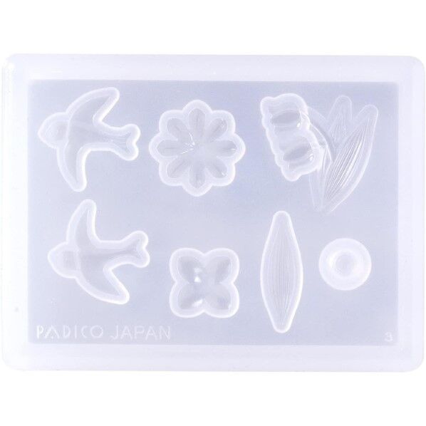 パジコ(Padico) レジンモールド シリコーンモールド フラワーカボション 403288