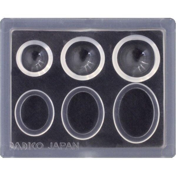 パジコ ジュエルモールド ミニ シンプル ドーム&オーバル 401007 透明