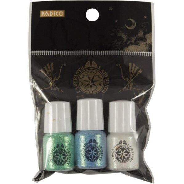 パジコ レジン デコ素材 星の欠片 人魚のまばたき ラメ パウダー 3色セット