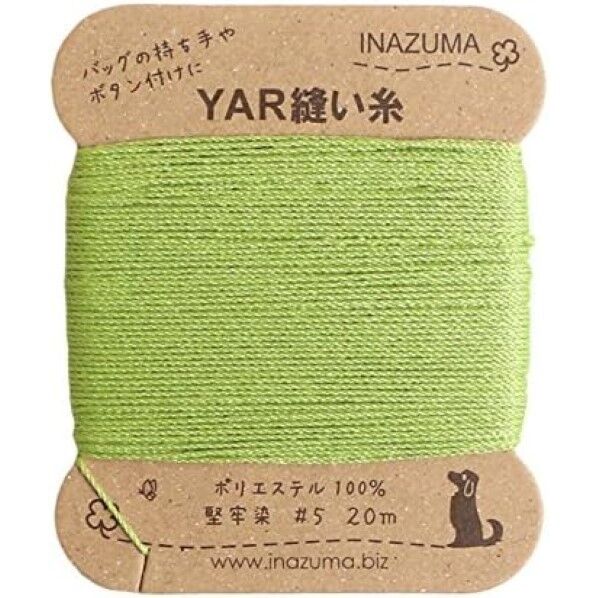 INAZUMA イナズマ YAR縫い糸 5番手 20m巻 #12